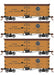 Roundhouse 1039 HO Scale 36' Wood Reefer Pacific Fruit Express PFE 4-Pack #1