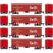 Roundhouse 1040 HO Scale 36' Wood Reefer Swift SRLX 4-Pack #2