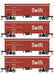 Roundhouse 1040 HO Scale 36' Wood Reefer Swift SRLX 4-Pack #2