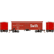 Roundhouse 1042 HO Scale 36' Wood Reefer Swift SRLX 4-Pack 2782