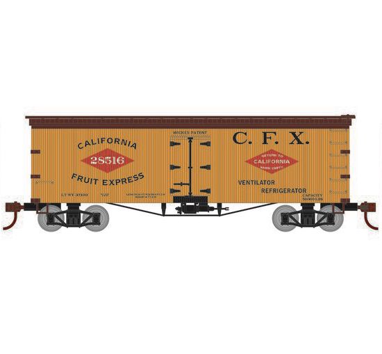 Roundhouse 1043 HO Scale 36' Wood Reefer California Fruit Express CFX 28516