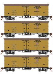Roundhouse 1044 HO Scale 36' Wood Reefer American Refrigerator Transit ART 4-Pack #2