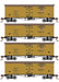 Roundhouse 1044 HO Scale 36' Wood Reefer American Refrigerator Transit ART 4-Pack #2