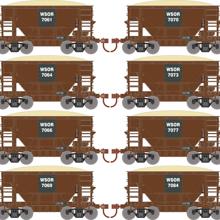 Roundhouse 1168 24' Ore Car w/Load Wisconsin & Southern WSOR 8-Pack #3