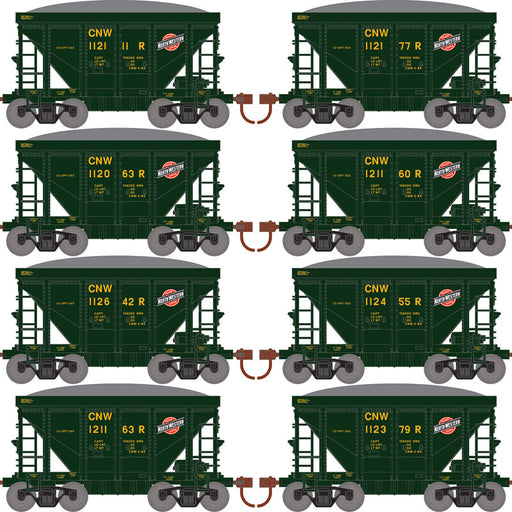 Roundhouse 1169 24' Ore Car w/Load Chicago & North Western CNW 8-Pack #1