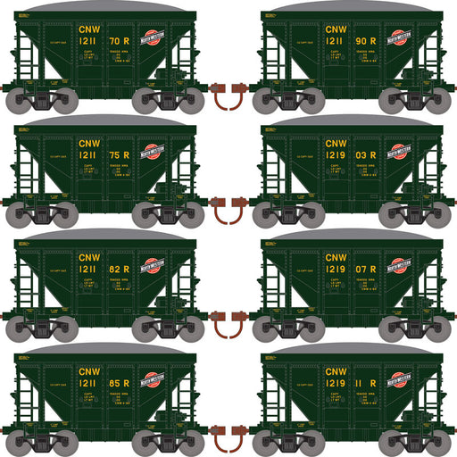 Roundhouse 1171 24' Ore Car w/Load Chicago & North Western CNW 8-Pack #2