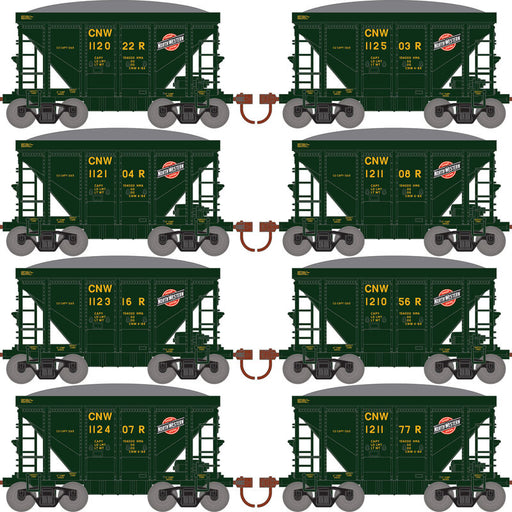 Roundhouse 1172 24' Ore Car w/Load Chicago & North Western CNW 8-Pack #3