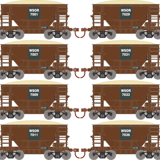 Roundhouse 1173 24' Ore Car w/Load Wisconsin & Southern WSOR 8-Pack #1