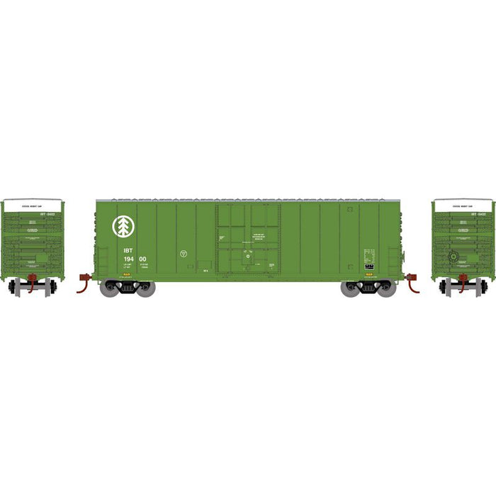Roundhouse 1174 HO Scale 50' High Cube Smooth Side Box Car International Bridge & Terminal IBT 19400