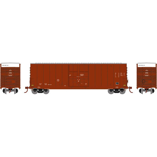 Roundhouse 1175 HO Scale 50' High Cube Smooth Side Box Car Data Only