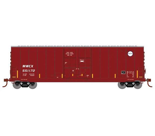 Roundhouse 1181 HO Scale 50' High Cube Smooth Side Box Car Midwest Railcar Corp MCWCX 551172