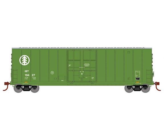 Roundhouse 1189 HO Scale 50' High Cube Smooth Side Box Car International Bridge & Terminal IBT 19427