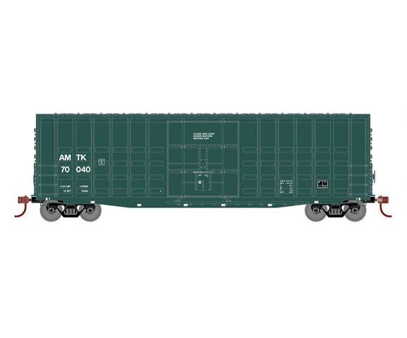 Roundhouse 1304 HO Scale 50' High Cube Plug Door Boxcar Amtrak AMTK 70040