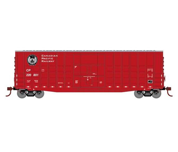 Roundhouse 1306 HO Scale 50' High Cube Plug Door Boxcar Canadian Pacific CP 220801