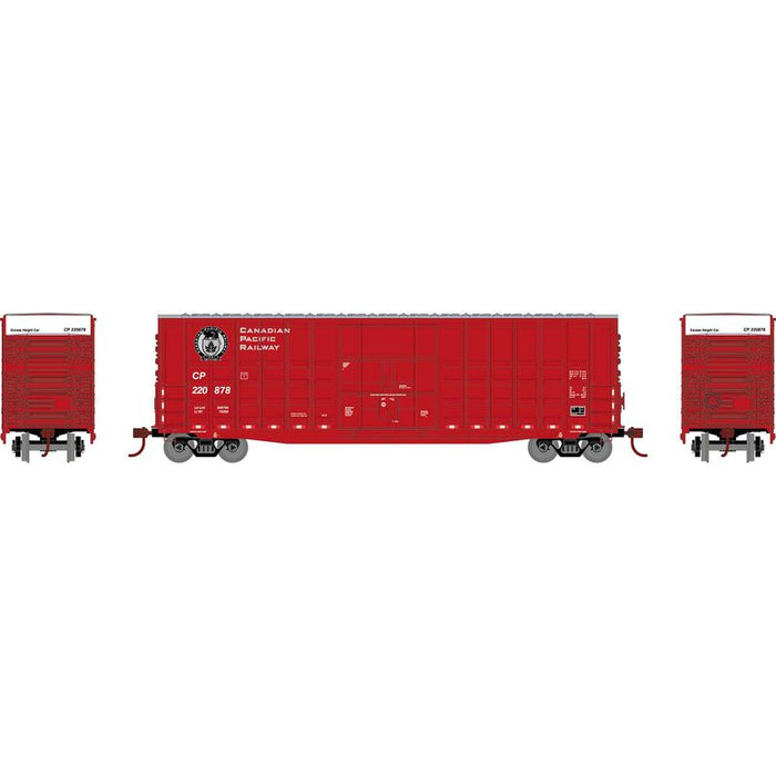 Roundhouse 1308 HO Scale 50' High Cube Plug Door Boxcar Canadian Pacific CP 220878