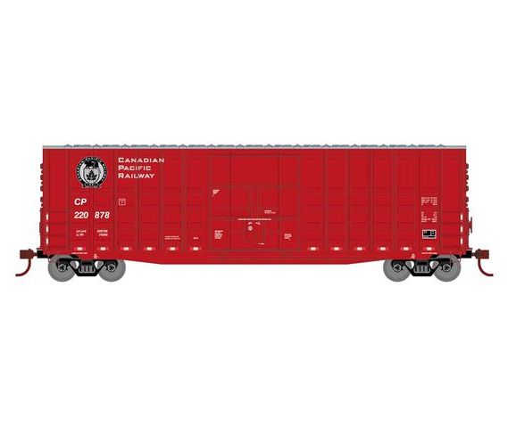 Roundhouse 1308 HO Scale 50' High Cube Plug Door Boxcar Canadian Pacific CP 220878
