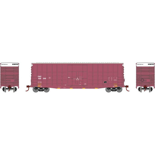 Roundhouse 1311 HO Scale 50' High Cube Plug Door Boxcar Canadian National DWC 409549