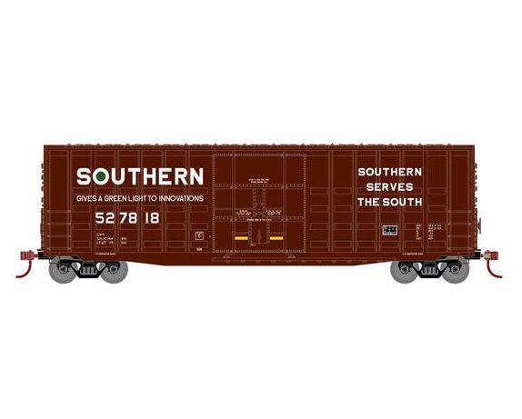 Roundhouse 1313 HO Scale 50' High Cube Plug Door Boxcar Southern SOU 527818