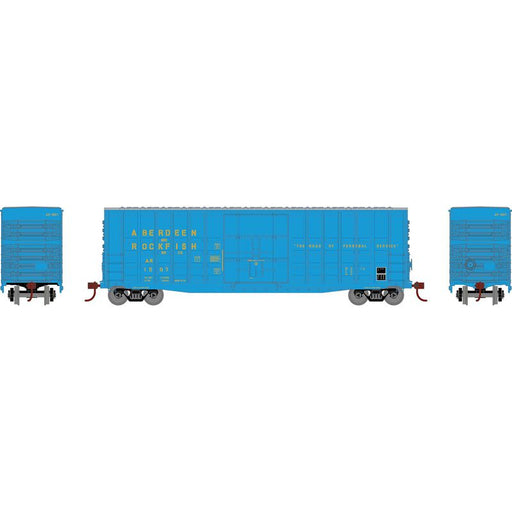 Roundhouse 1318 HO Scale 50' High Cube Plug Door Boxcar Aberdeen and Rockfish AR 1507