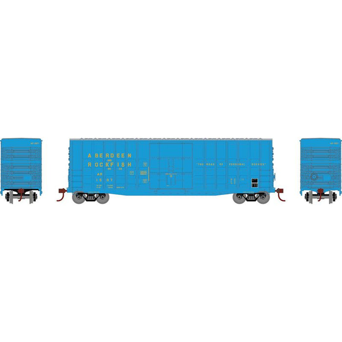 Roundhouse 1318 HO Scale 50' High Cube Plug Door Boxcar Aberdeen and Rockfish AR 1507
