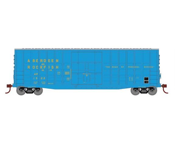 Roundhouse 1319 HO Scale 50' High Cube Plug Door Boxcar Aberdeen and Rockfish AR 1522