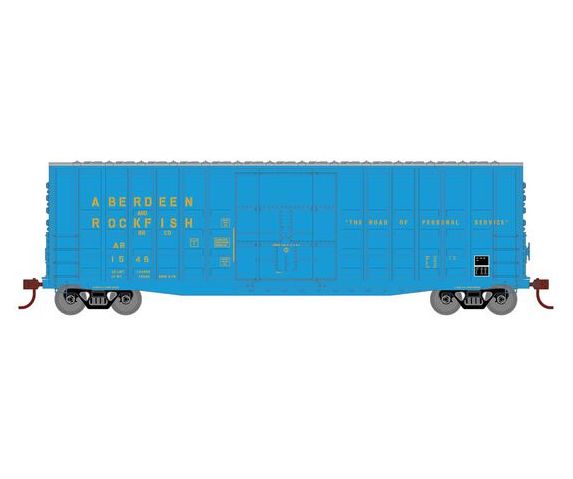 Roundhouse 1320 HO Scale 50' High Cube Plug Door Boxcar Aberdeen and Rockfish AR 1546