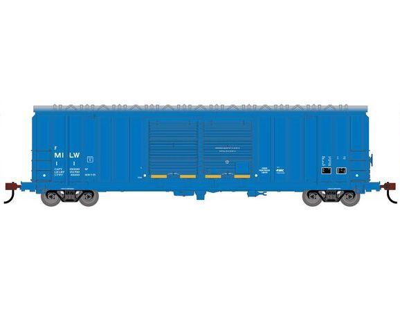 Roundhouse 1359 HO Scale 50' FMC 5283 DBL Door Boxcar Milwaukee Road MILW 156019