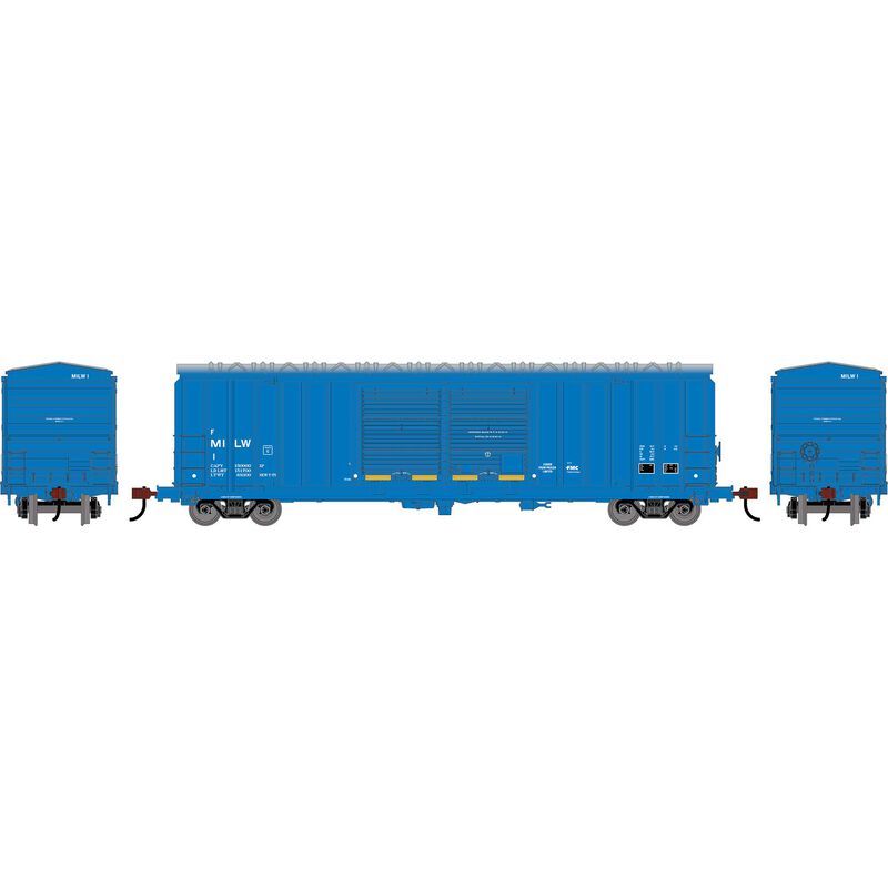 Roundhouse 1360 HO Scale 50' FMC 5283 DBL Door Boxcar Milwaukee Road MILW 156038