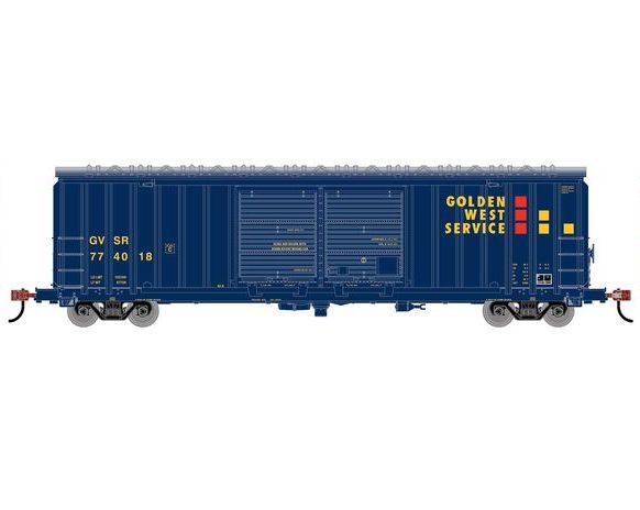 Roundhouse 1362 HO Scale 50' FMC 5283 DBL Door Boxcar Golden West Service GVSR 774018
