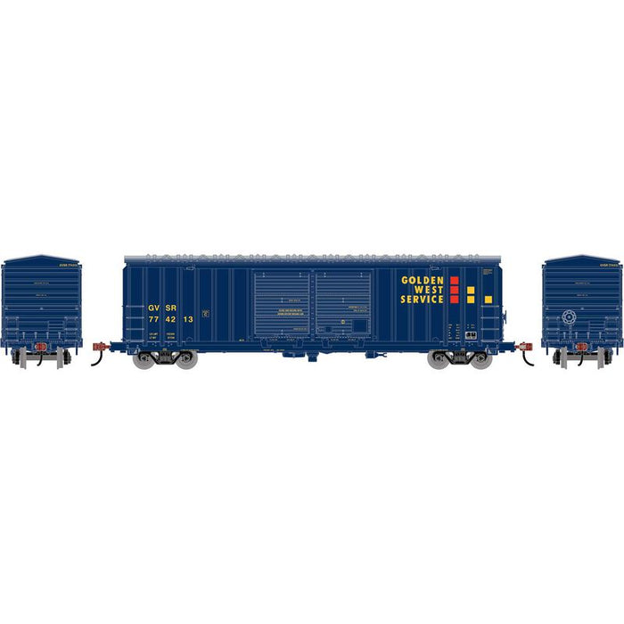 Roundhouse 1364 HO Scale 50' FMC 5283 DBL Door Boxcar Golden West Service GVSR 774213