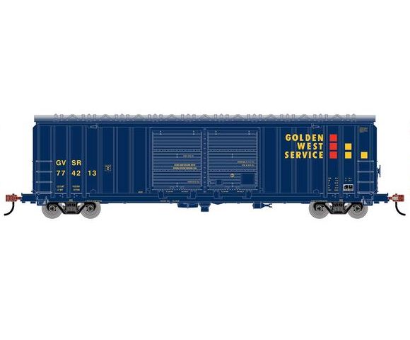 Roundhouse 1364 HO Scale 50' FMC 5283 DBL Door Boxcar Golden West Service GVSR 774213