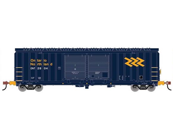 Roundhouse 1366 HO Scale 50' FMC 5283 DBL Door Boxcar Ontario Northland ONT 2804