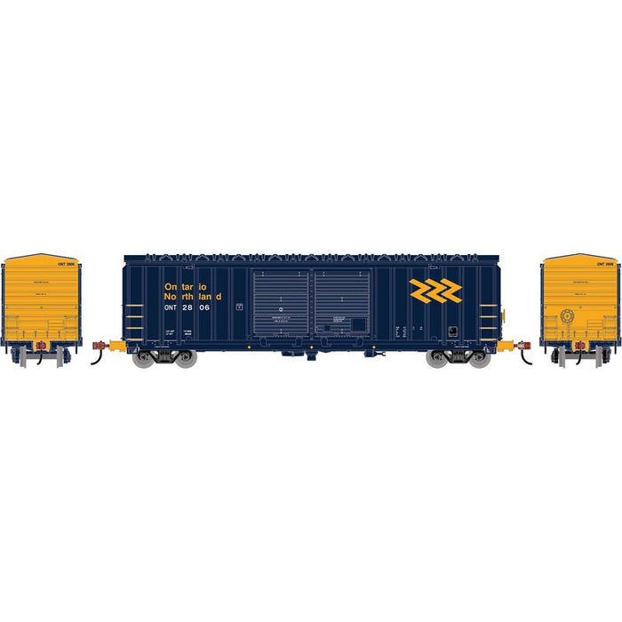 Roundhouse 1367 HO Scale 50' FMC 5283 DBL Door Boxcar Ontario Northland ONT 2806