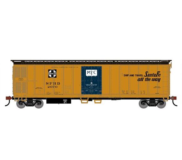 Roundhouse 1444 HO Scale 50' Mechanical Reefer Santa Fe SFRD 2070