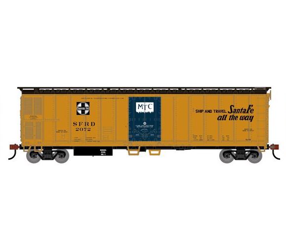 Roundhouse 1445 HO Scale 50' Mechanical Reefer Santa Fe SFRD 2072