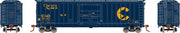 Roundhouse 40230 HO Scale 50' Outside-Post Plug Door Boxcar Chessie C&O 481062