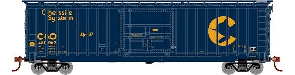 Roundhouse 40230 HO Scale 50' Outside-Post Plug Door Boxcar Chessie C&O 481062