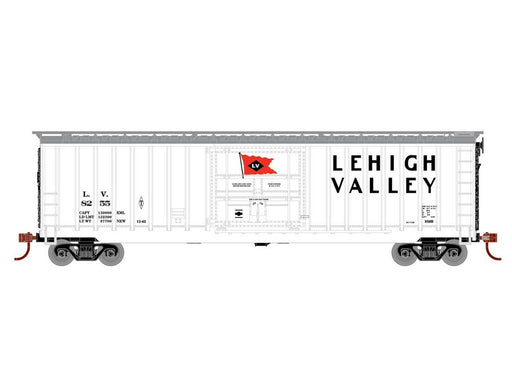 Roundhouse 40236 HO Scale 50' Outside-Post Plug Door Boxcar Lehigh Valley LV 8255
