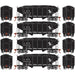 Roundhouse 50013 HO Scale 34' Ribbed Hopper w/Load Chesapeake & Ohio C&O 4-Pack #1
