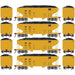 Roundhouse 50021 HO Scale 34' Ribbed Hopper w/Load Penn Central PC 4-Pack #1