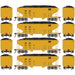 Roundhouse 50022 HO Scale 34' Ribbed Hopper w/Load Penn Central PC 4-Pack #2