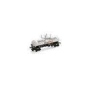 Roundhouse 72993 HO Scale Chemical Tank Car Baker's Chocolate GATX 31058