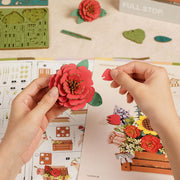 Rowood TW02H 3D Wooden Puzzle - Flower Box