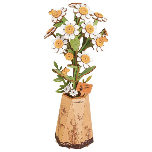 Rowood TW061 3D Wooden Puzzle - Chamomile