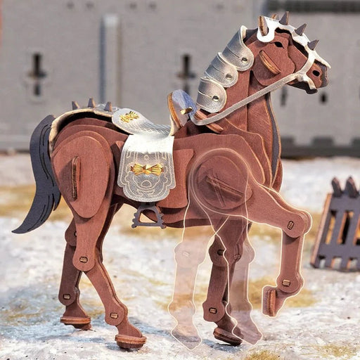Rowood TWA01 3D Wooden Puzzle - Warrior-Horse