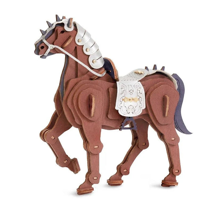 Rowood TWA01 3D Wooden Puzzle WarriorHorse — White Rose Hobbies