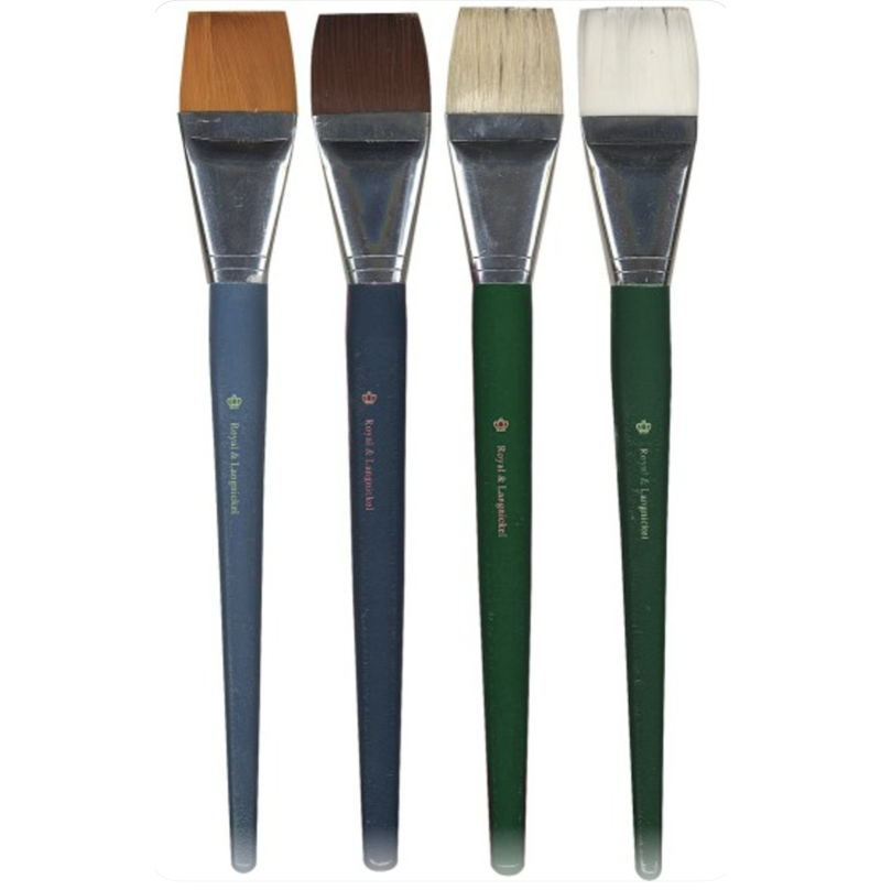 Royal & Langnickel 22603 Assorted Jumbo Taklon Brushes 4 Piece Value Pack