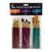Royal & Langnickel 22606 Assorted All Media Bristle/Camel/Gold Taklon Brushes 30 Piece Value Pack