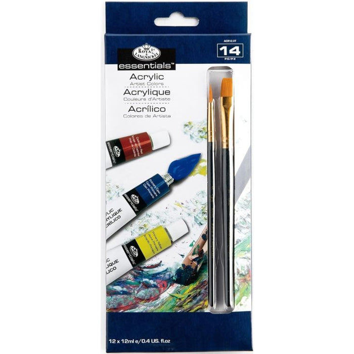 Royal & Langnickel 2857 Artist Acrylic Paint Set 12ml Tubes (14 Piece)