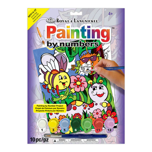 Royal & Langnickel 35607 Summer Bugs Paint by Number (8.75"x11.75")